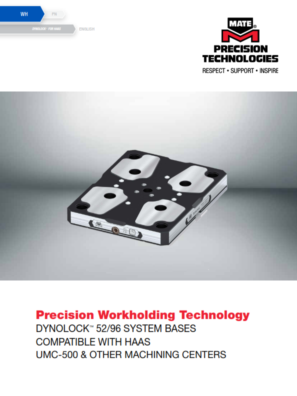 Nultpuntspansysteem - DynoLock™-bases voor HAAS UMC-500